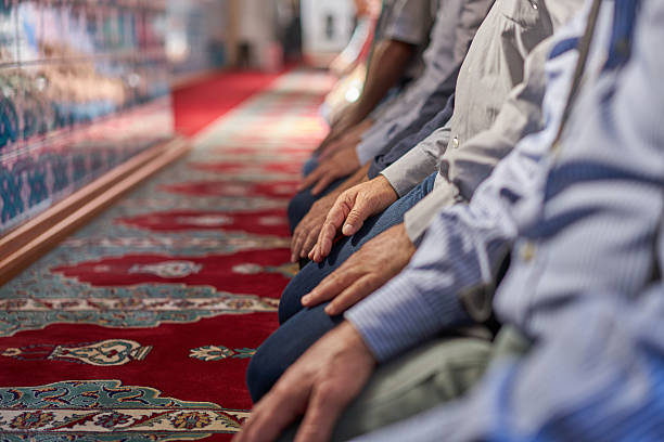 Muslim Friday mass prayer in Turkey